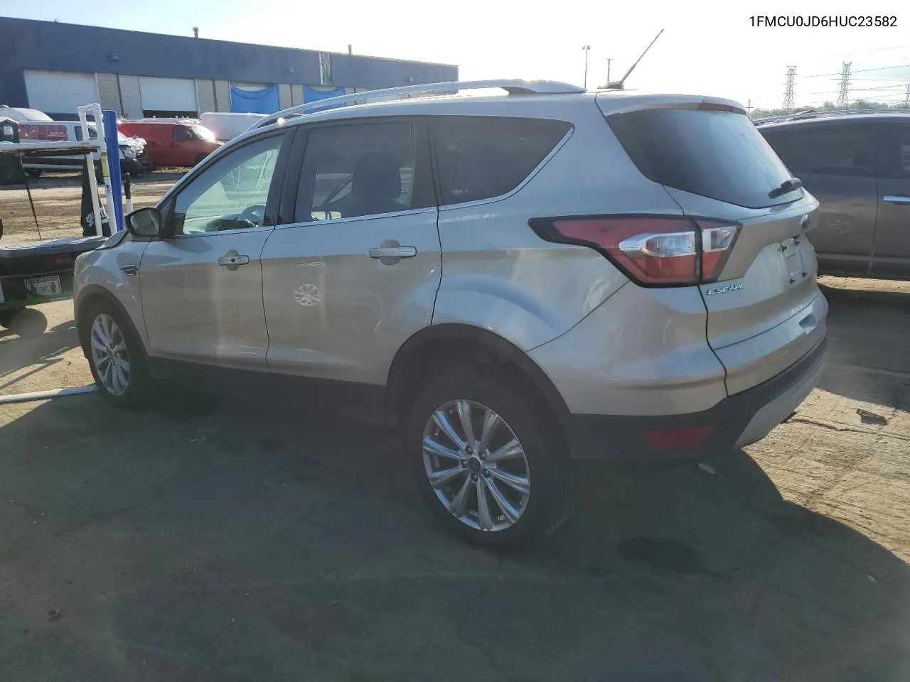 2017 Ford Escape Titanium VIN: 1FMCU0JD6HUC23582 Lot: 71762034