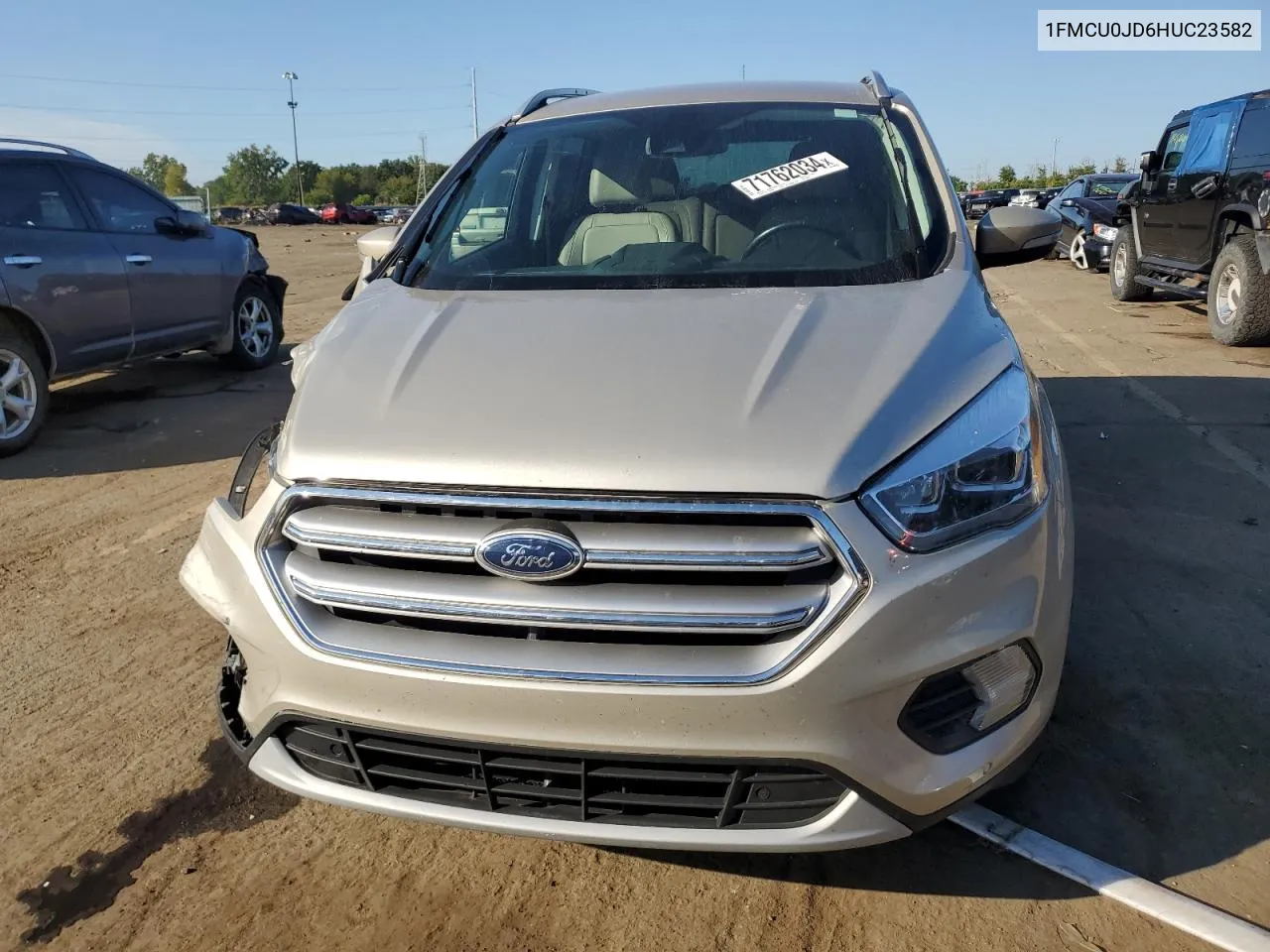 2017 Ford Escape Titanium VIN: 1FMCU0JD6HUC23582 Lot: 71762034