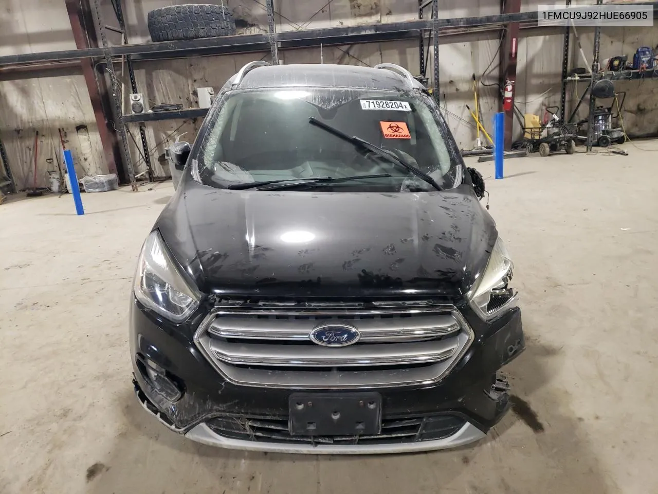 2017 Ford Escape Titanium VIN: 1FMCU9J92HUE66905 Lot: 71928204