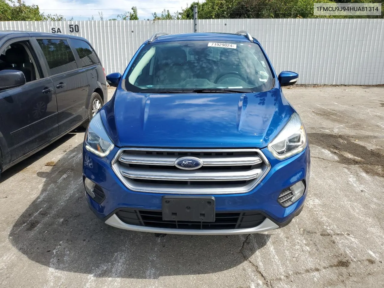 2017 Ford Escape Titanium VIN: 1FMCU9J94HUA81314 Lot: 71929024