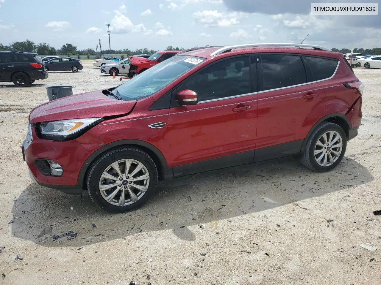 2017 Ford Escape Titanium VIN: 1FMCU0J9XHUD91639 Lot: 71975014