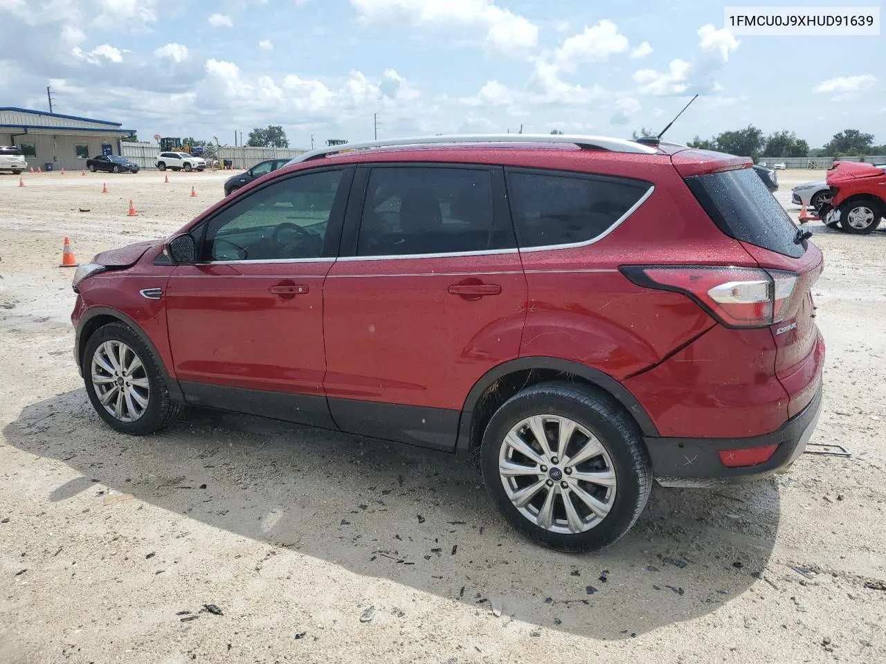 2017 Ford Escape Titanium VIN: 1FMCU0J9XHUD91639 Lot: 71975014