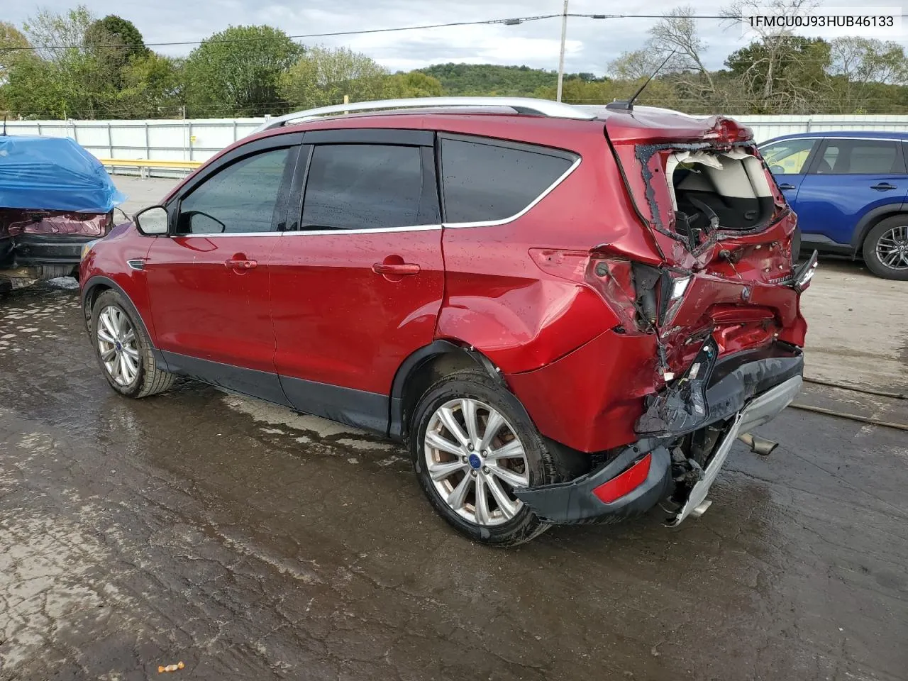 2017 Ford Escape Titanium VIN: 1FMCU0J93HUB46133 Lot: 72005774