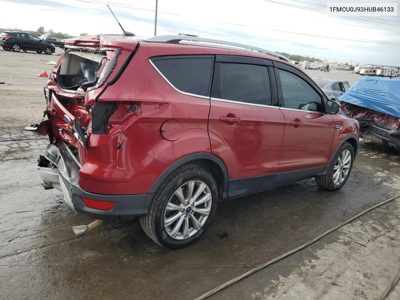 2017 Ford Escape Titanium VIN: 1FMCU0J93HUB46133 Lot: 72005774