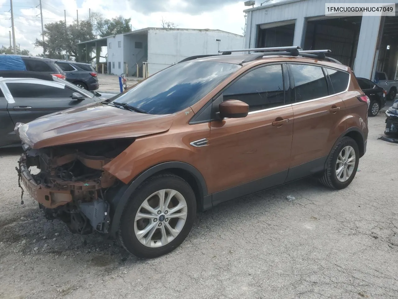 2017 Ford Escape Se VIN: 1FMCU0GDXHUC47049 Lot: 72052334