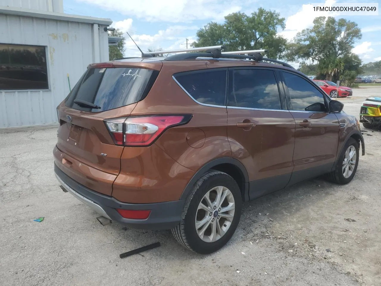 1FMCU0GDXHUC47049 2017 Ford Escape Se