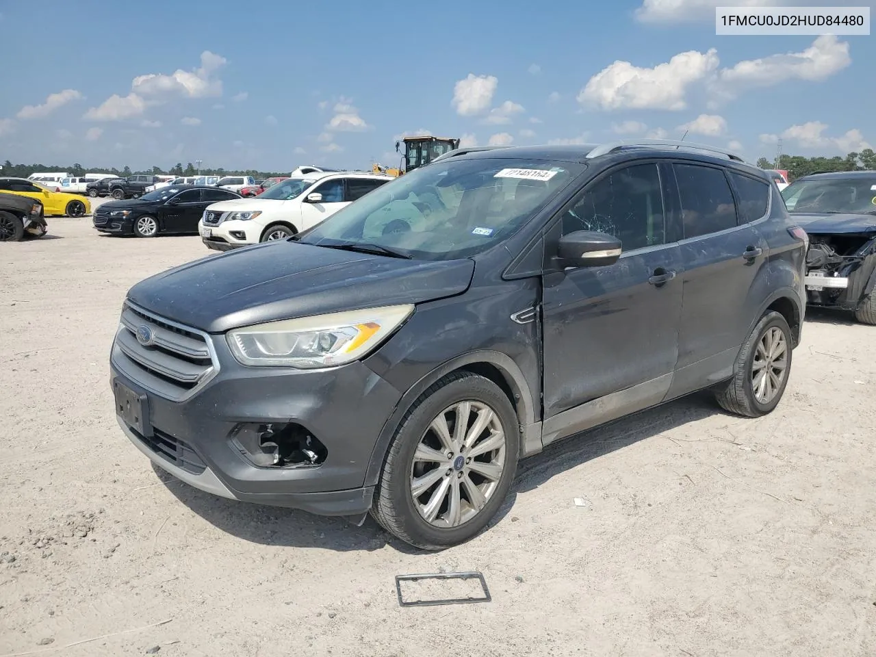 2017 Ford Escape Titanium VIN: 1FMCU0JD2HUD84480 Lot: 72148164