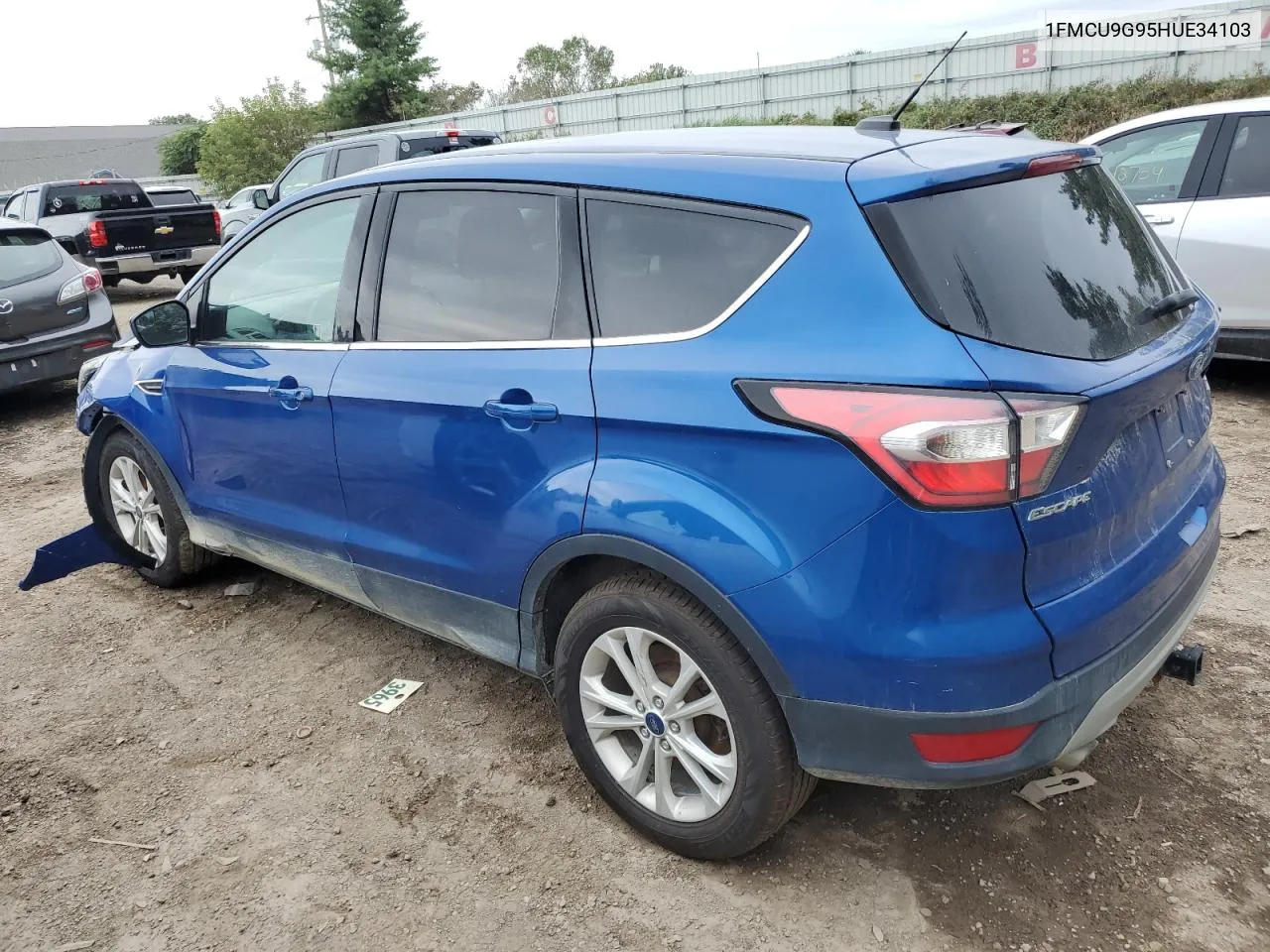 2017 Ford Escape Se VIN: 1FMCU9G95HUE34103 Lot: 72352464