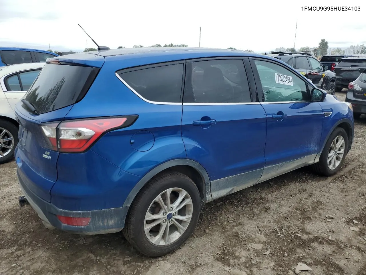 2017 Ford Escape Se VIN: 1FMCU9G95HUE34103 Lot: 72352464