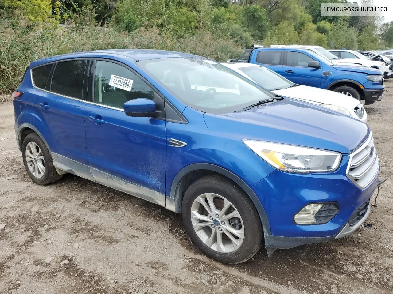 2017 Ford Escape Se VIN: 1FMCU9G95HUE34103 Lot: 72352464