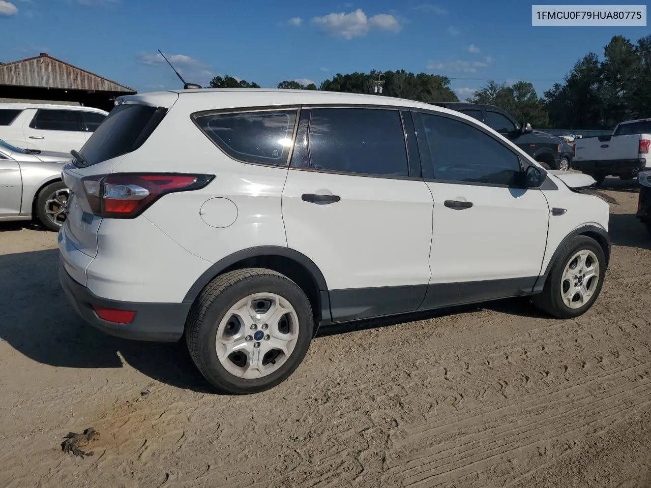 2017 Ford Escape S VIN: 1FMCU0F79HUA80775 Lot: 72422324