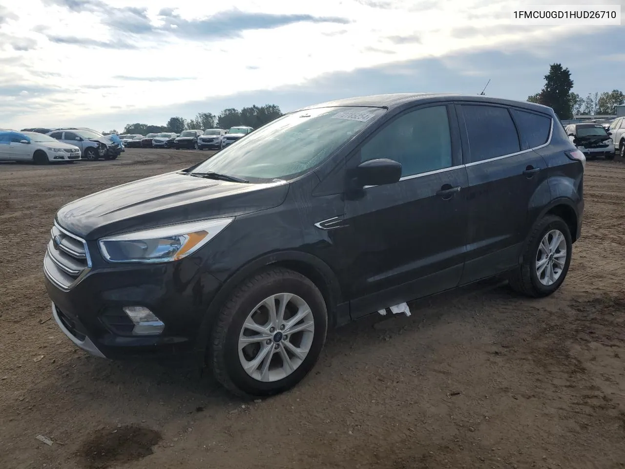 2017 Ford Escape Se VIN: 1FMCU0GD1HUD26710 Lot: 72785254