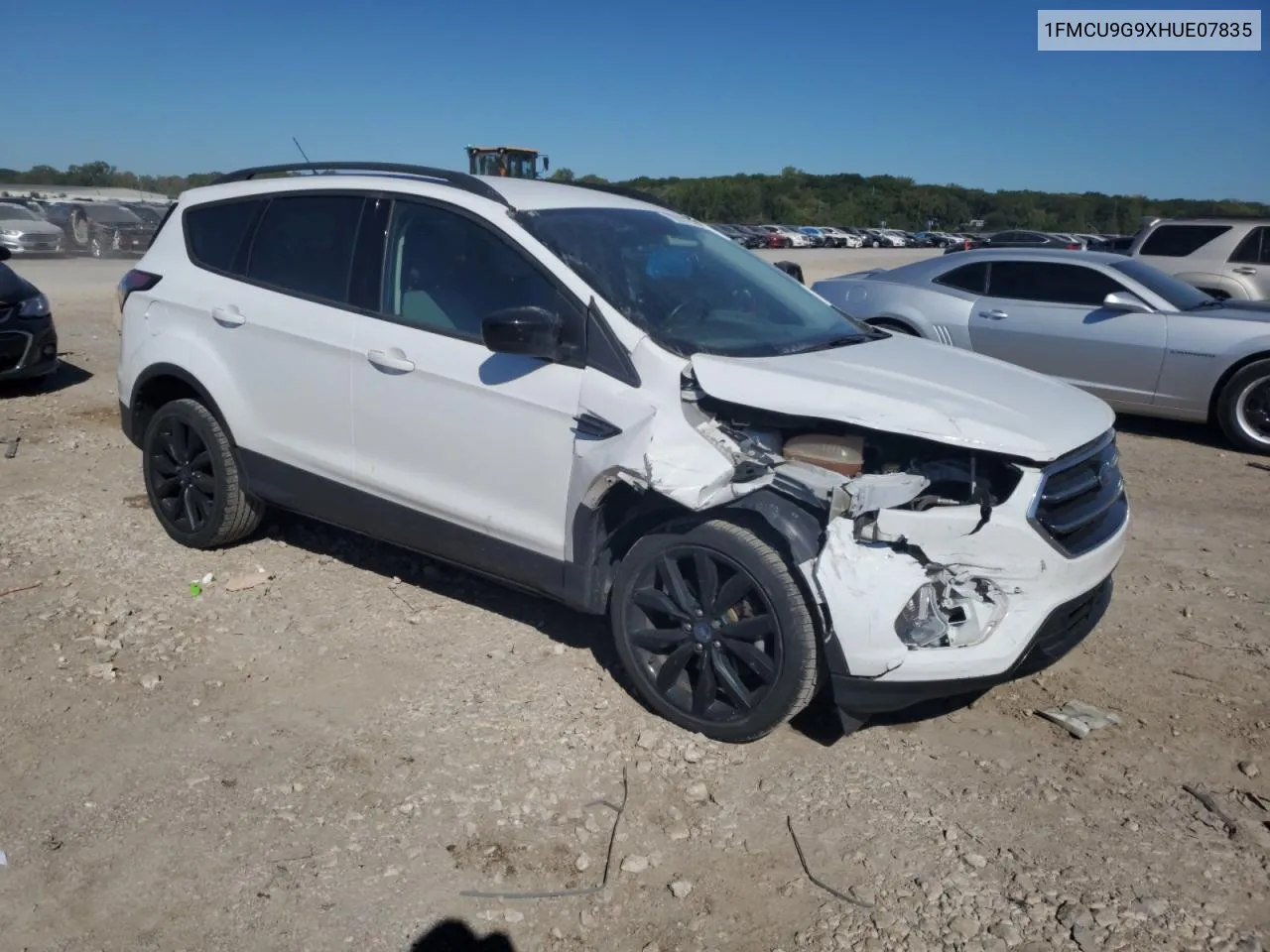 2017 Ford Escape Se VIN: 1FMCU9G9XHUE07835 Lot: 72981114