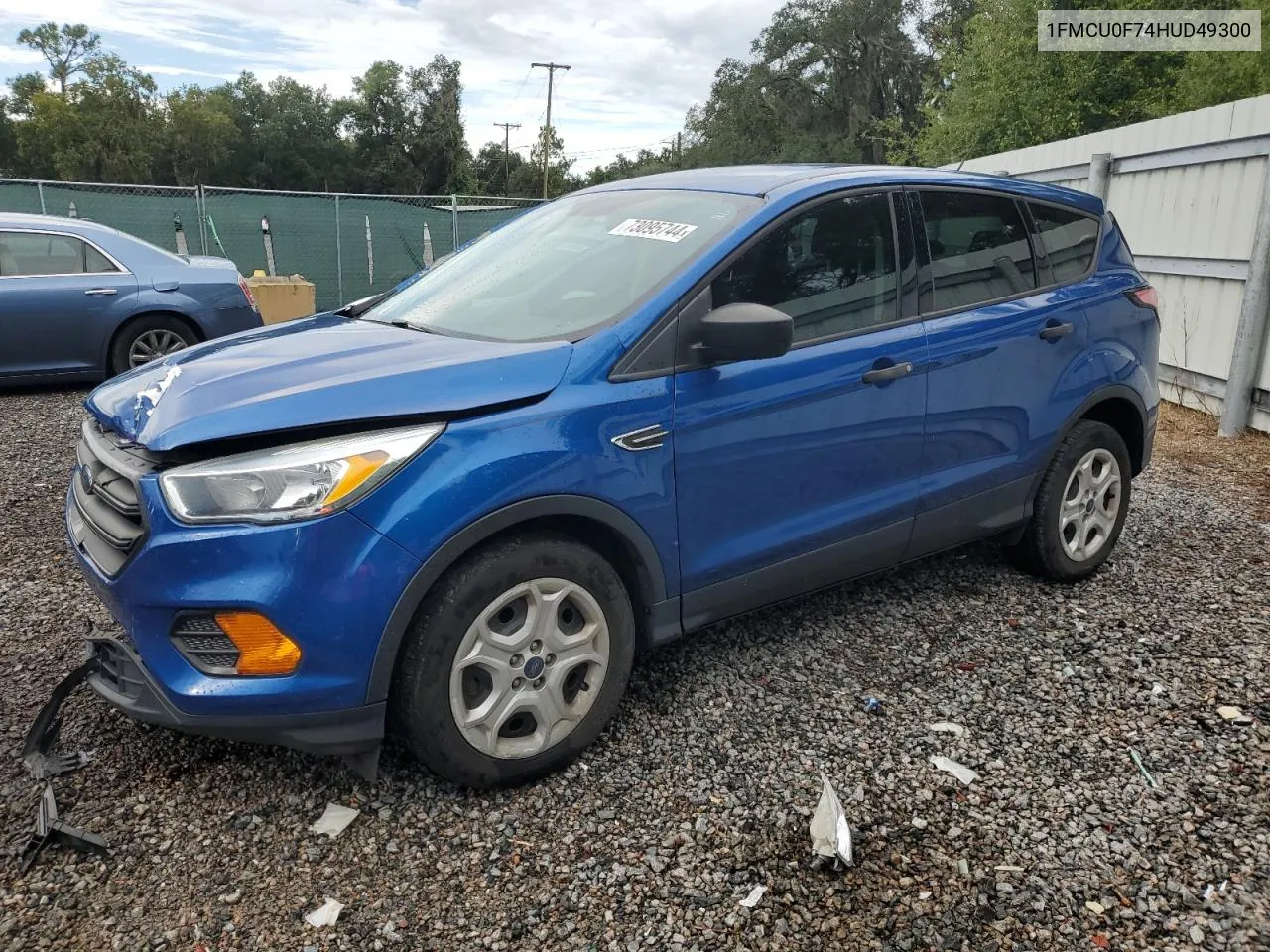 2017 Ford Escape S VIN: 1FMCU0F74HUD49300 Lot: 73095744