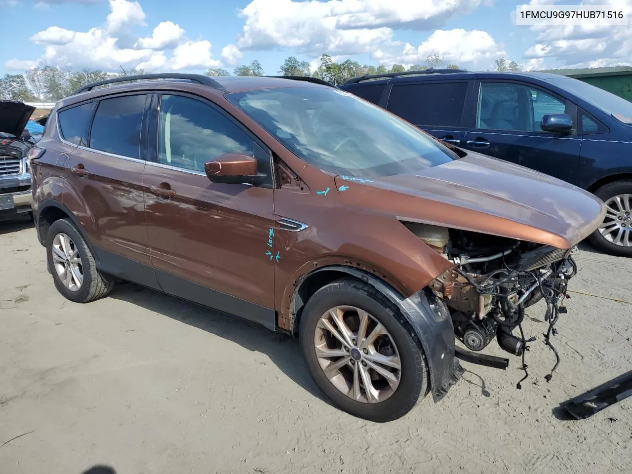 2017 Ford Escape Se VIN: 1FMCU9G97HUB71516 Lot: 73239744