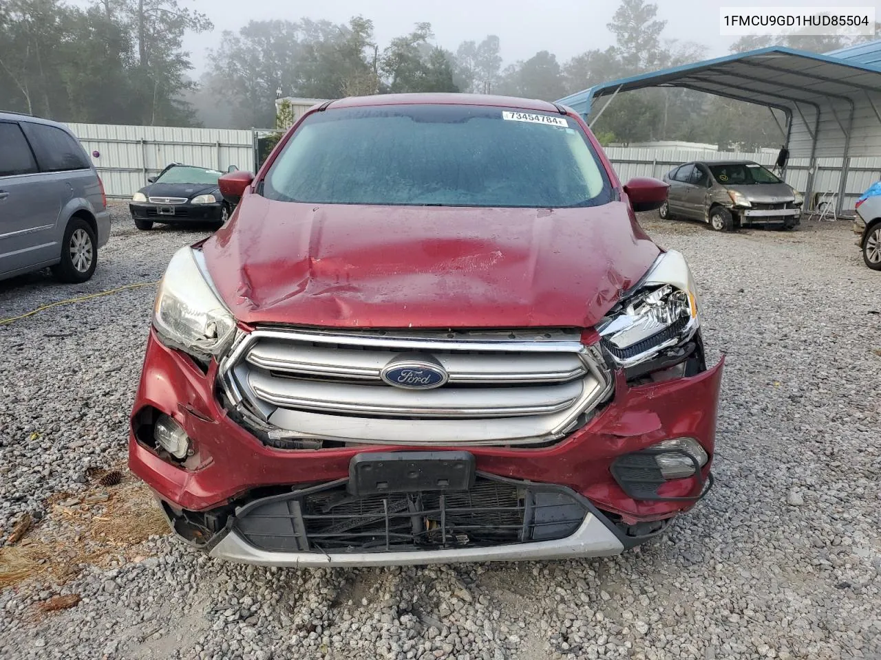 2017 Ford Escape Se VIN: 1FMCU9GD1HUD85504 Lot: 73454784