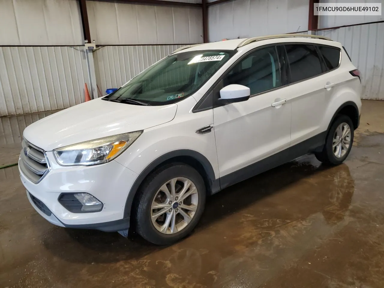 2017 Ford Escape Se VIN: 1FMCU9GD6HUE49102 Lot: 73478574