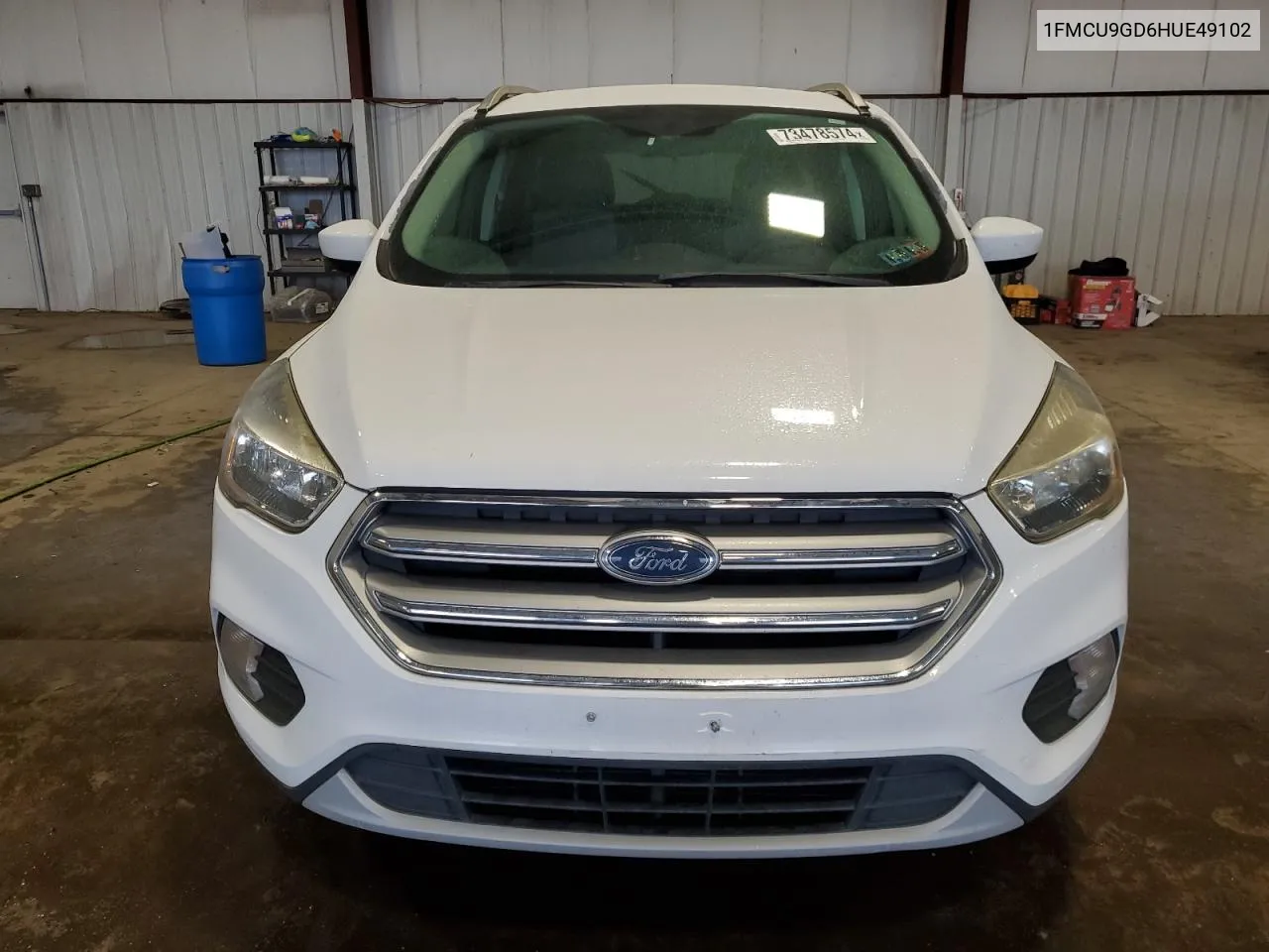 2017 Ford Escape Se VIN: 1FMCU9GD6HUE49102 Lot: 73478574