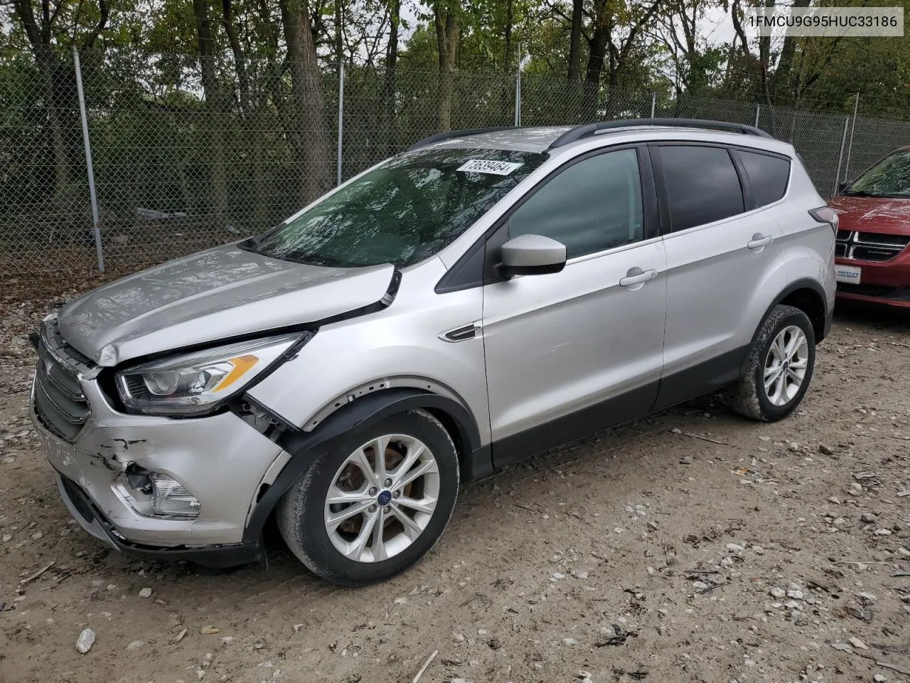 2017 Ford Escape Se VIN: 1FMCU9G95HUC33186 Lot: 73639464