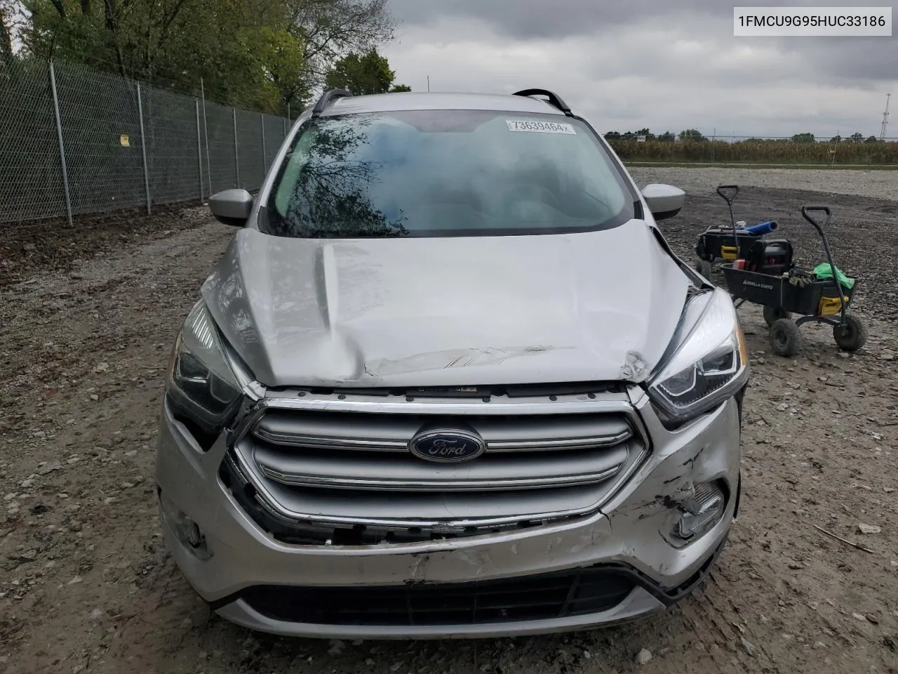 2017 Ford Escape Se VIN: 1FMCU9G95HUC33186 Lot: 73639464