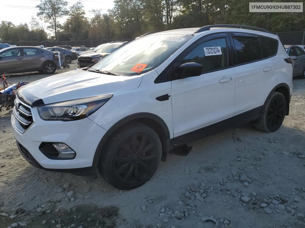 2017 Ford Escape Se VIN: 1FMCU9G92HUB87302 Lot: 73721274