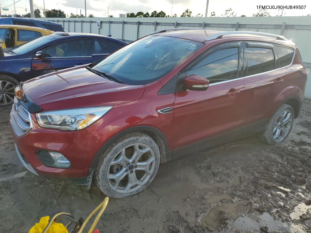 2017 Ford Escape Titanium VIN: 1FMCU0J90HUB49507 Lot: 73776554