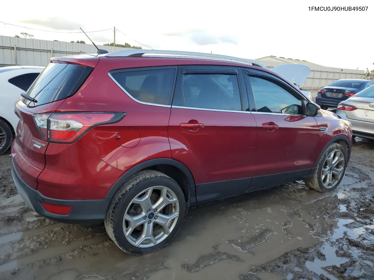 2017 Ford Escape Titanium VIN: 1FMCU0J90HUB49507 Lot: 73776554