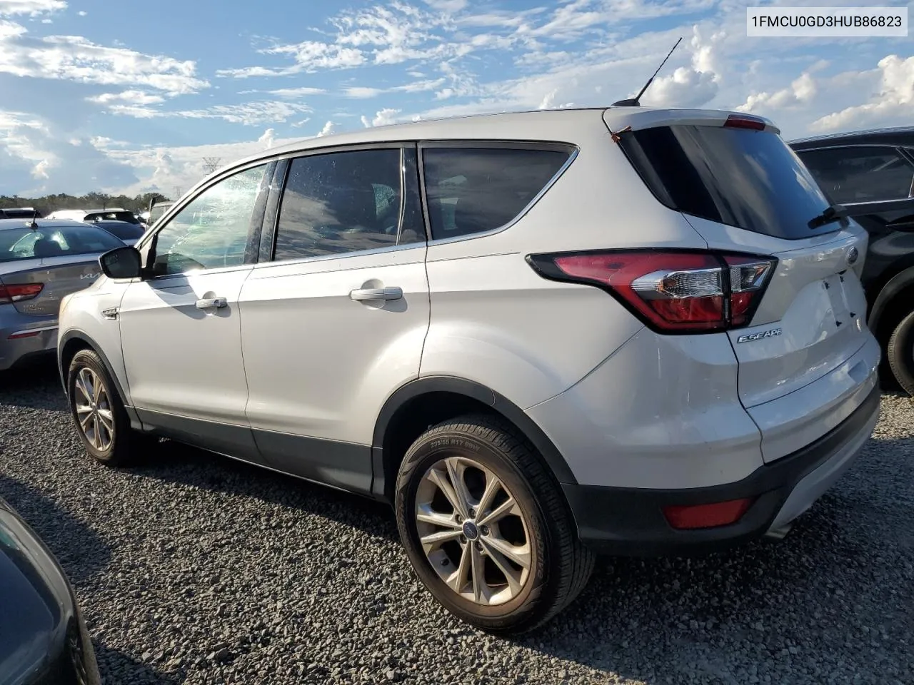 2017 Ford Escape Se VIN: 1FMCU0GD3HUB86823 Lot: 73838714