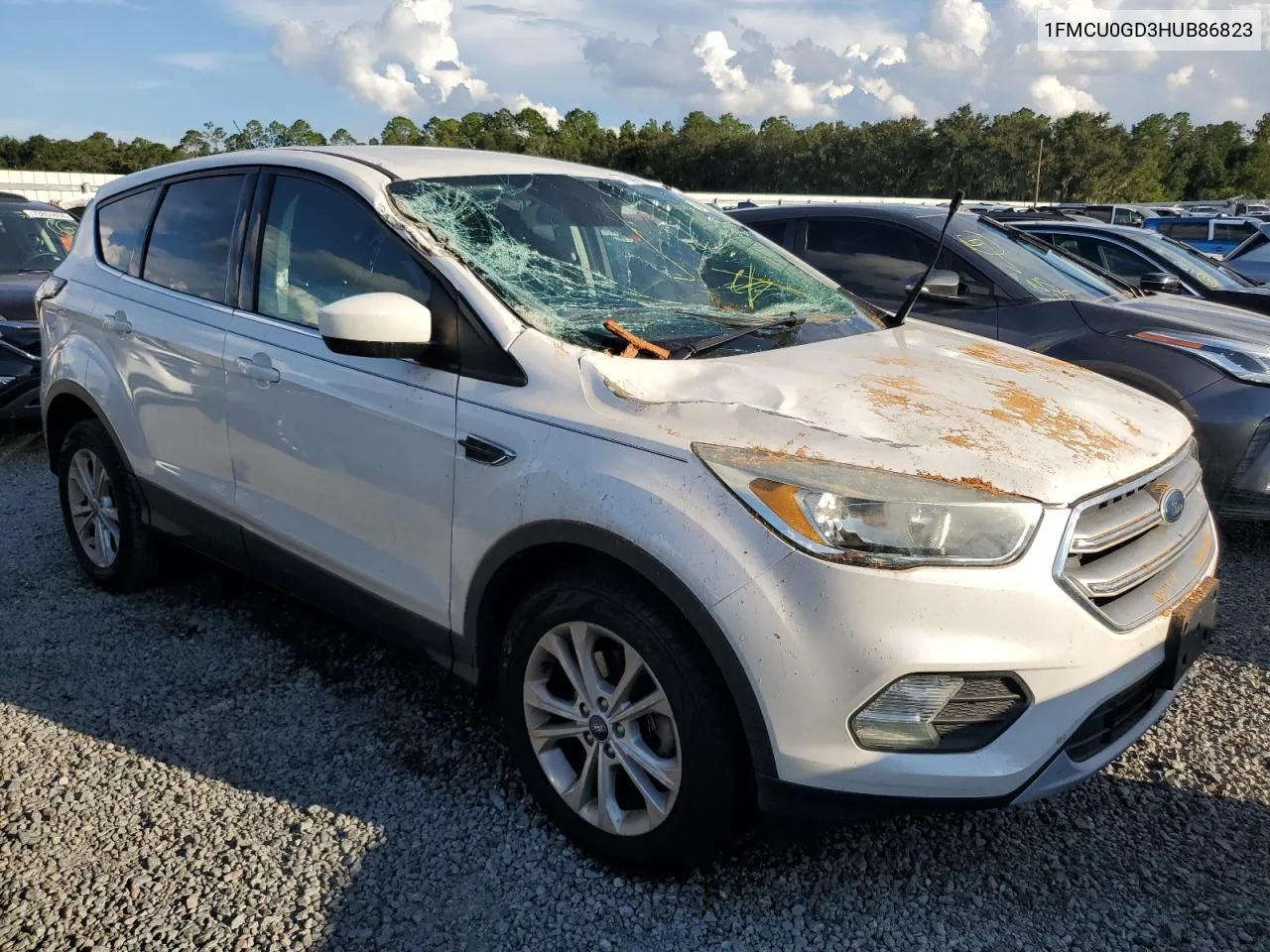 2017 Ford Escape Se VIN: 1FMCU0GD3HUB86823 Lot: 73838714