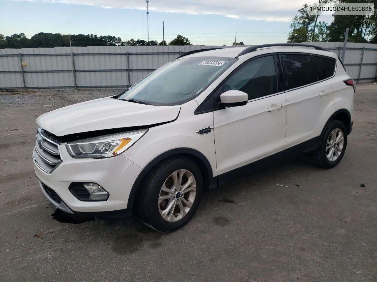 2017 Ford Escape Se VIN: 1FMCU0GD4HUE00895 Lot: 73873274