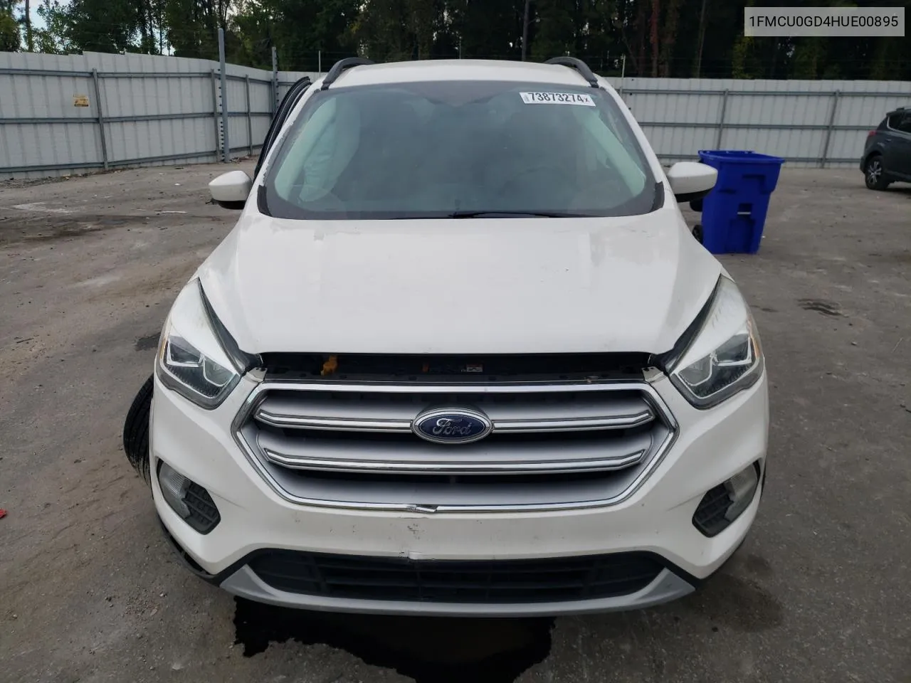 2017 Ford Escape Se VIN: 1FMCU0GD4HUE00895 Lot: 73873274