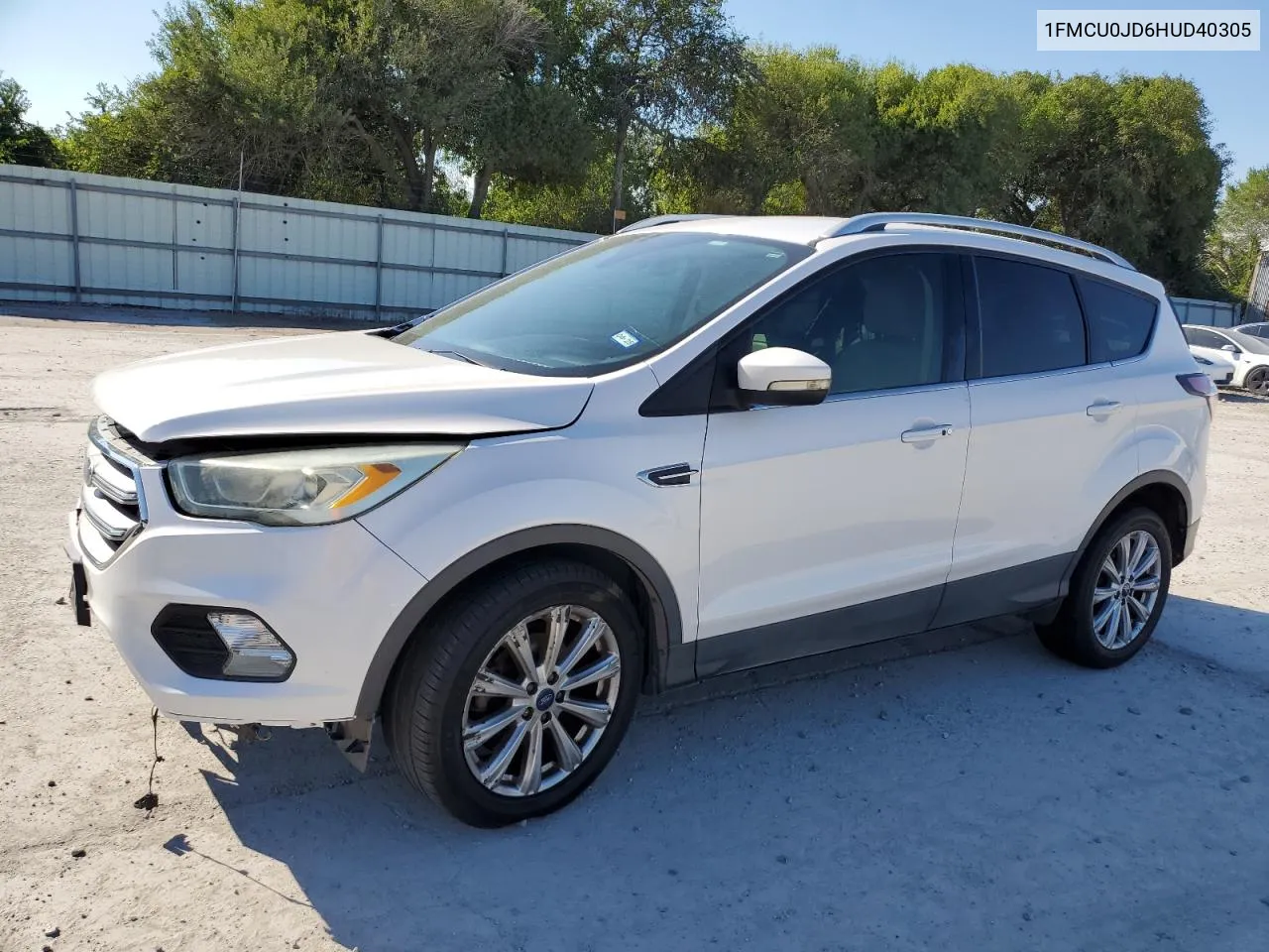 2017 Ford Escape Titanium VIN: 1FMCU0JD6HUD40305 Lot: 74100954