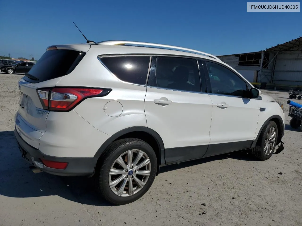 2017 Ford Escape Titanium VIN: 1FMCU0JD6HUD40305 Lot: 74100954