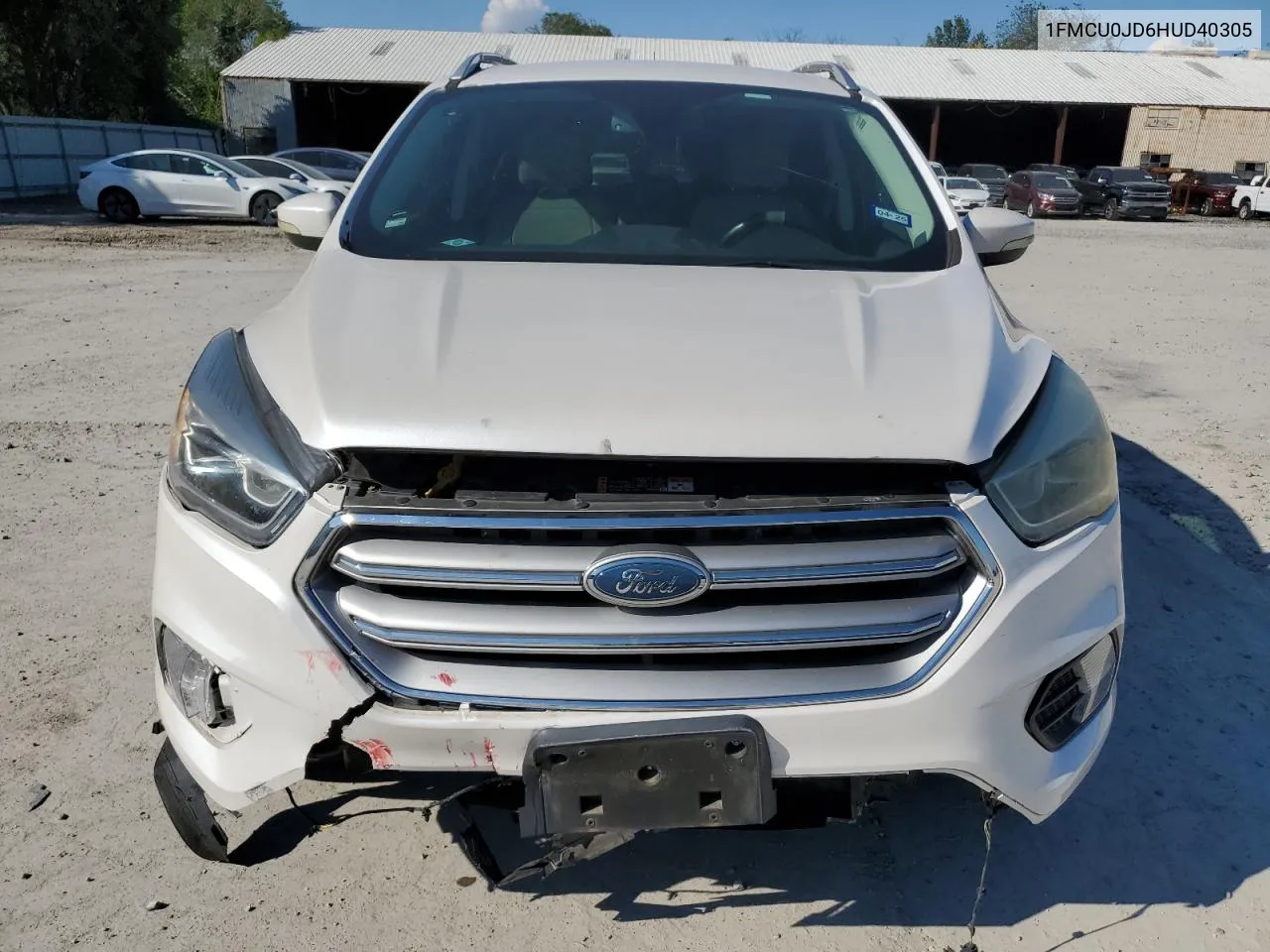 2017 Ford Escape Titanium VIN: 1FMCU0JD6HUD40305 Lot: 74100954