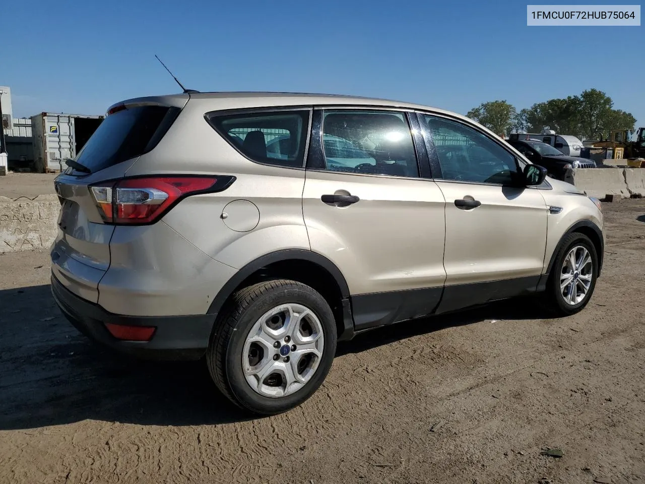 2017 Ford Escape S VIN: 1FMCU0F72HUB75064 Lot: 74134954