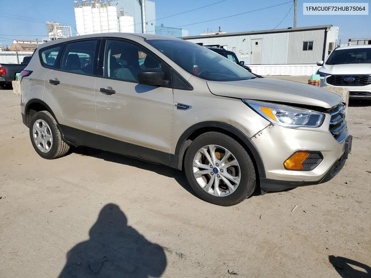 2017 Ford Escape S VIN: 1FMCU0F72HUB75064 Lot: 74134954