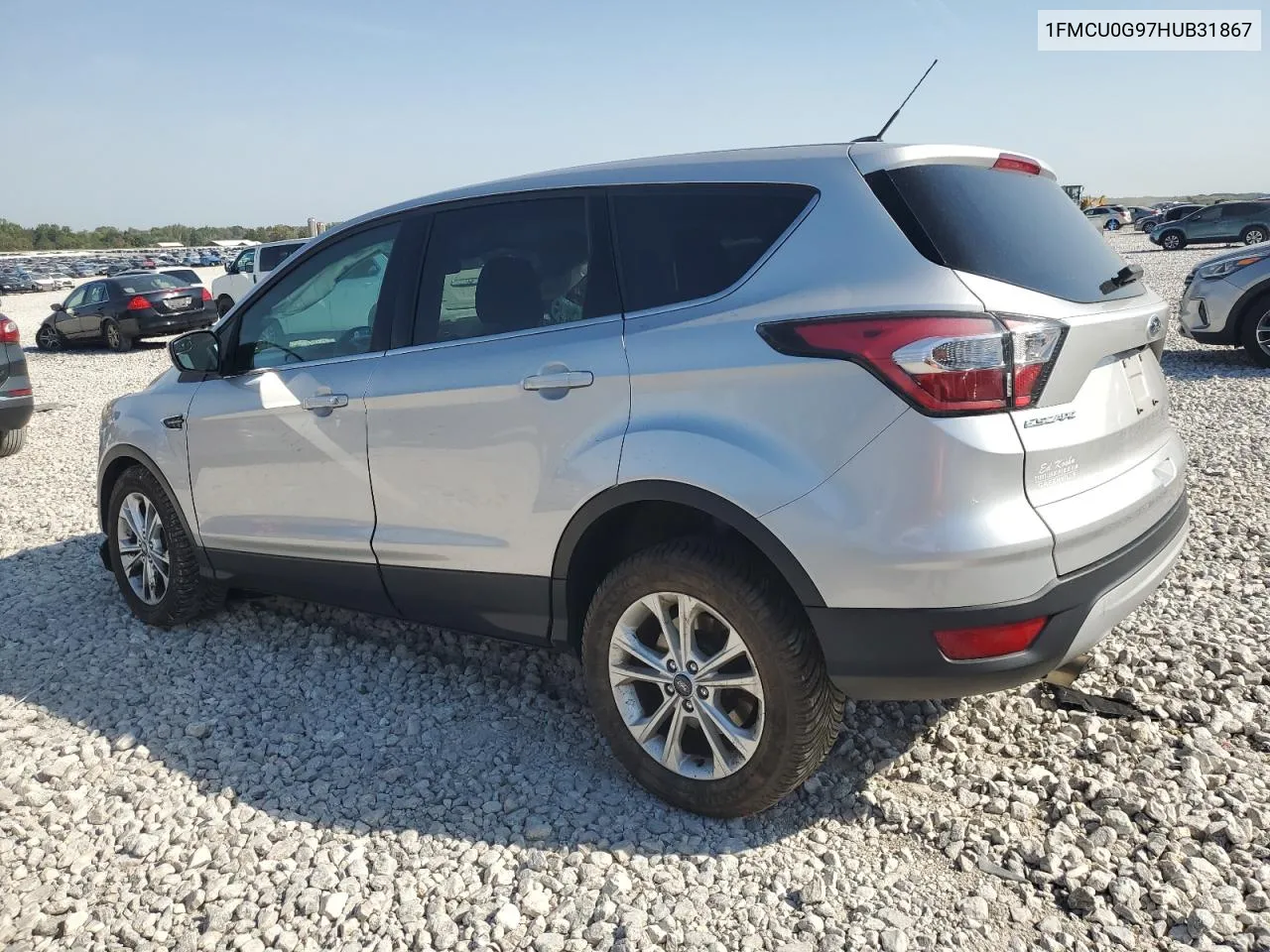 2017 Ford Escape Se VIN: 1FMCU0G97HUB31867 Lot: 74216814