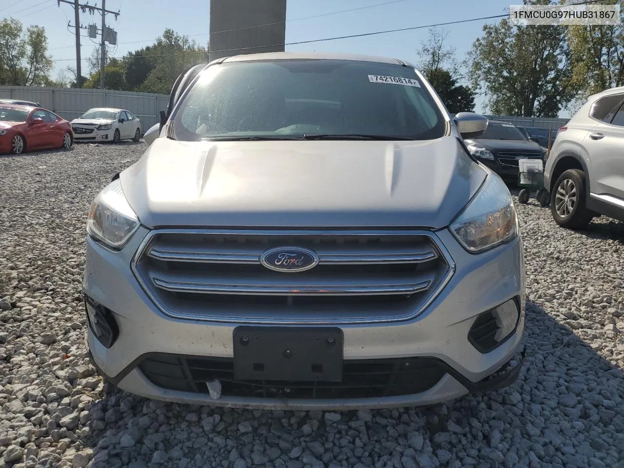 2017 Ford Escape Se VIN: 1FMCU0G97HUB31867 Lot: 74216814