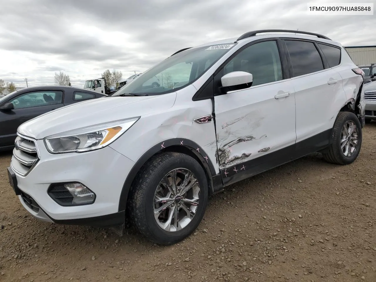 2017 Ford Escape Se VIN: 1FMCU9G97HUA85848 Lot: 74362824