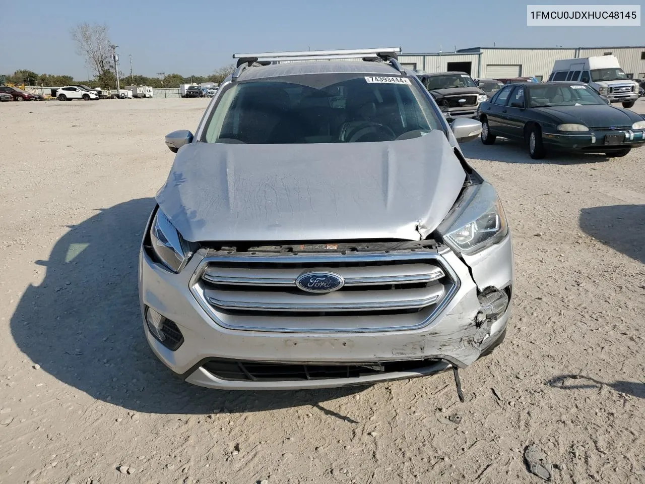 2017 Ford Escape Titanium VIN: 1FMCU0JDXHUC48145 Lot: 74393444