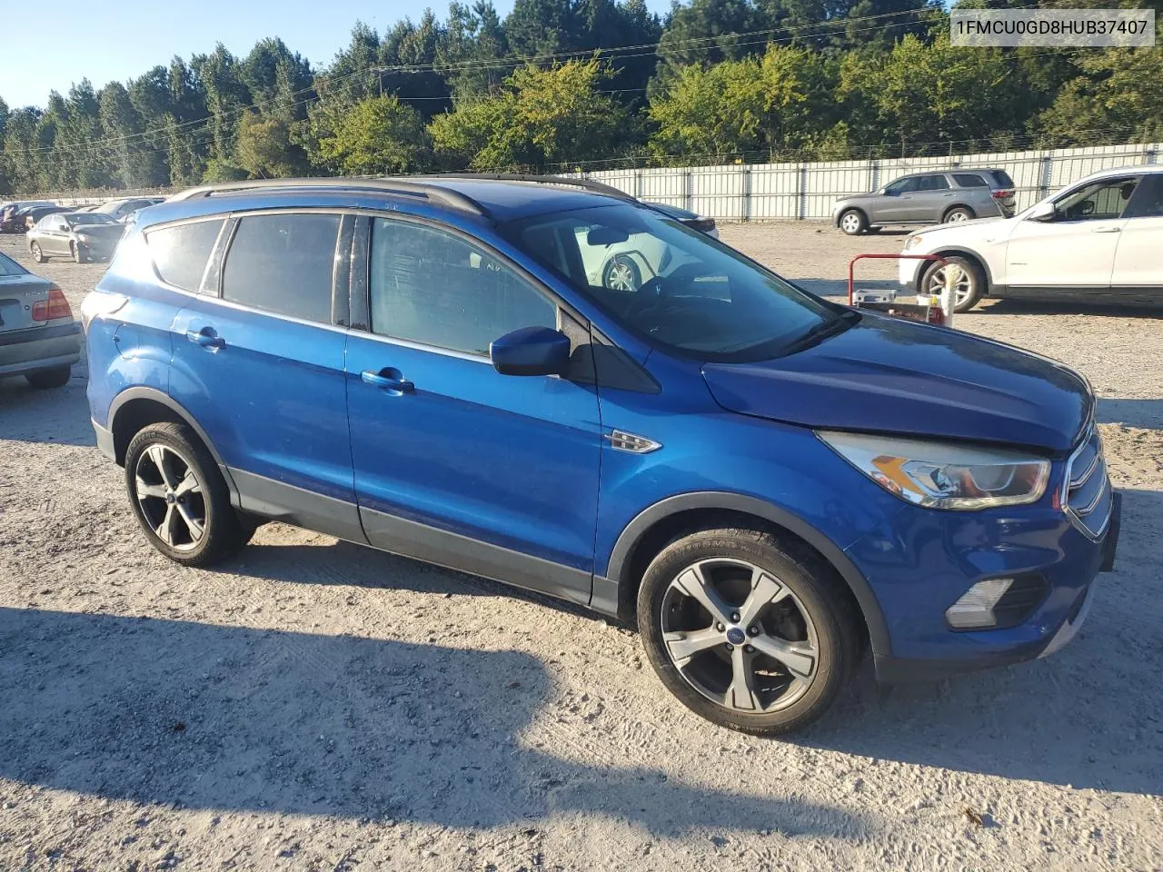 2017 Ford Escape Se VIN: 1FMCU0GD8HUB37407 Lot: 74448394