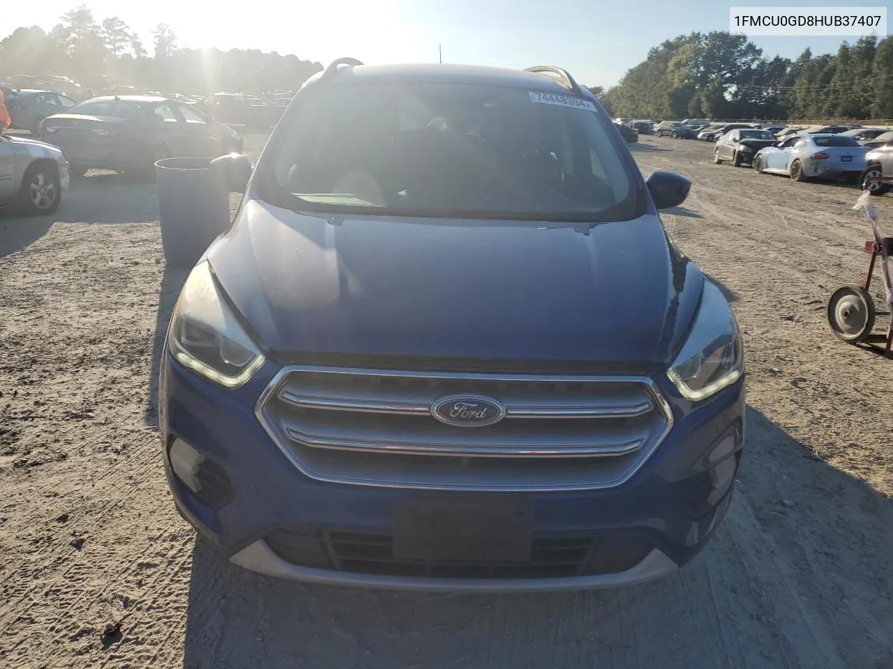 2017 Ford Escape Se VIN: 1FMCU0GD8HUB37407 Lot: 74448394