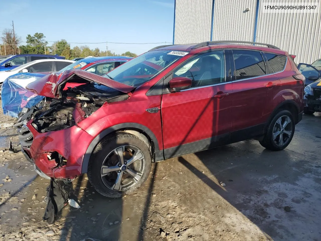 2017 Ford Escape Se VIN: 1FMCU9G90HUB91347 Lot: 74455884