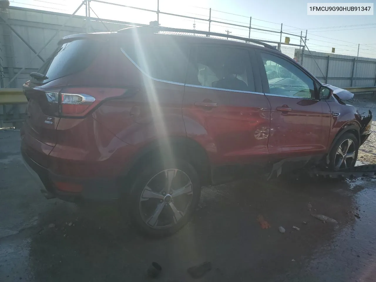 2017 Ford Escape Se VIN: 1FMCU9G90HUB91347 Lot: 74455884