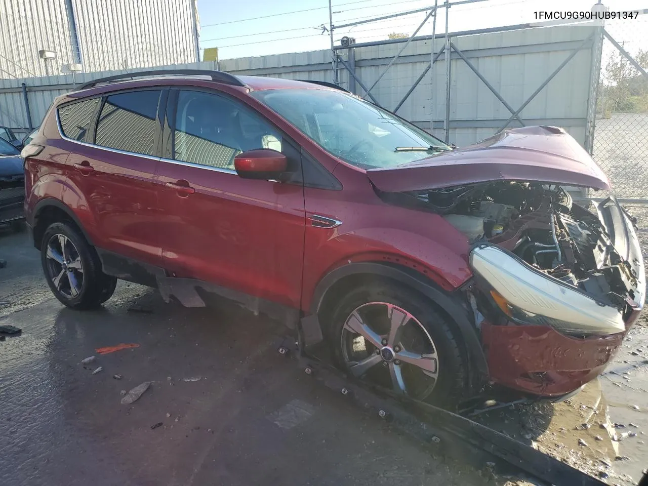 2017 Ford Escape Se VIN: 1FMCU9G90HUB91347 Lot: 74455884