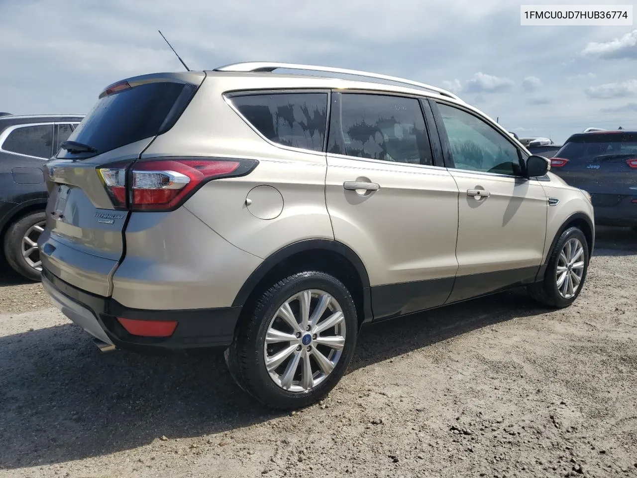 2017 Ford Escape Titanium VIN: 1FMCU0JD7HUB36774 Lot: 74532734