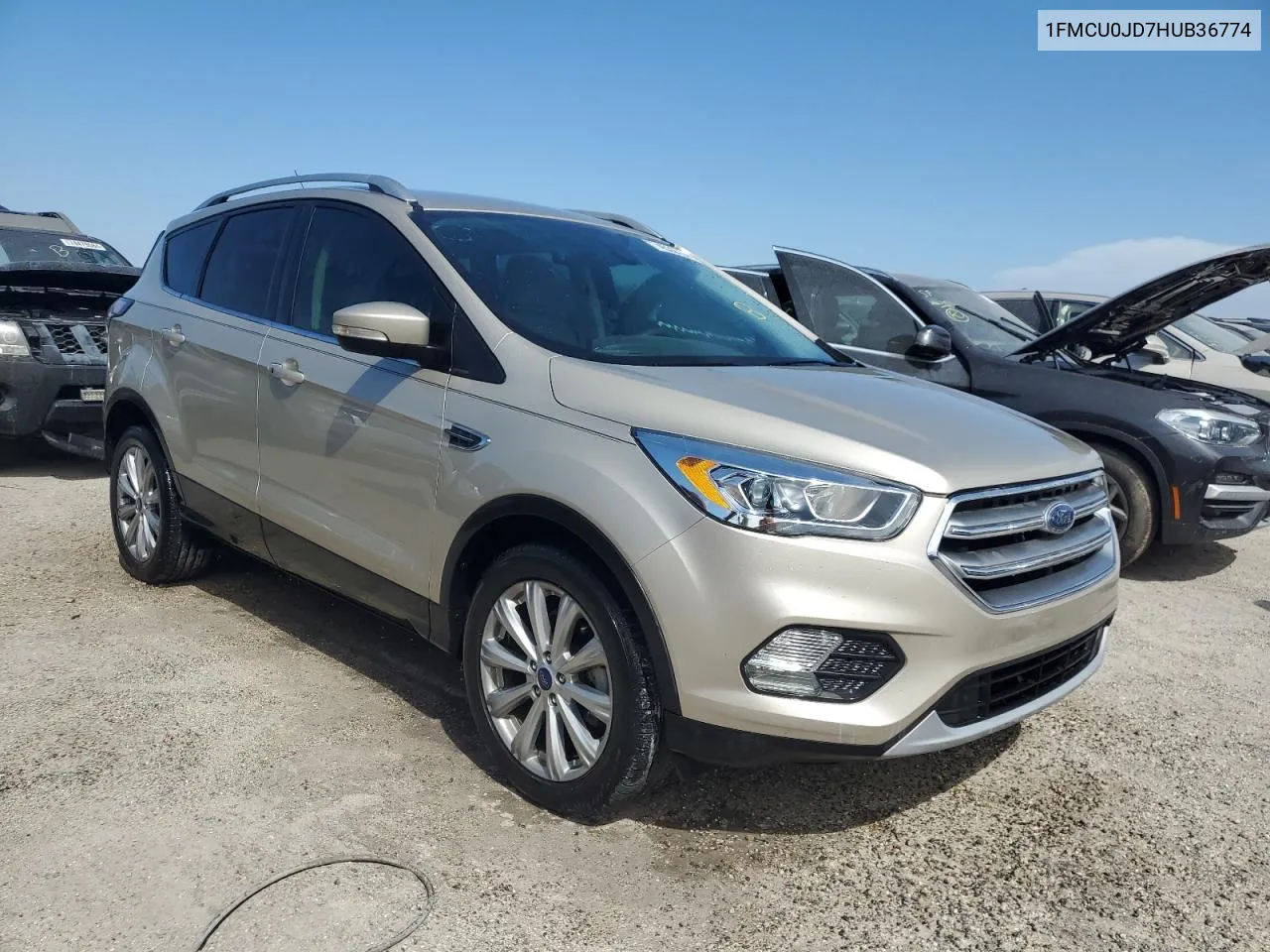 2017 Ford Escape Titanium VIN: 1FMCU0JD7HUB36774 Lot: 74532734