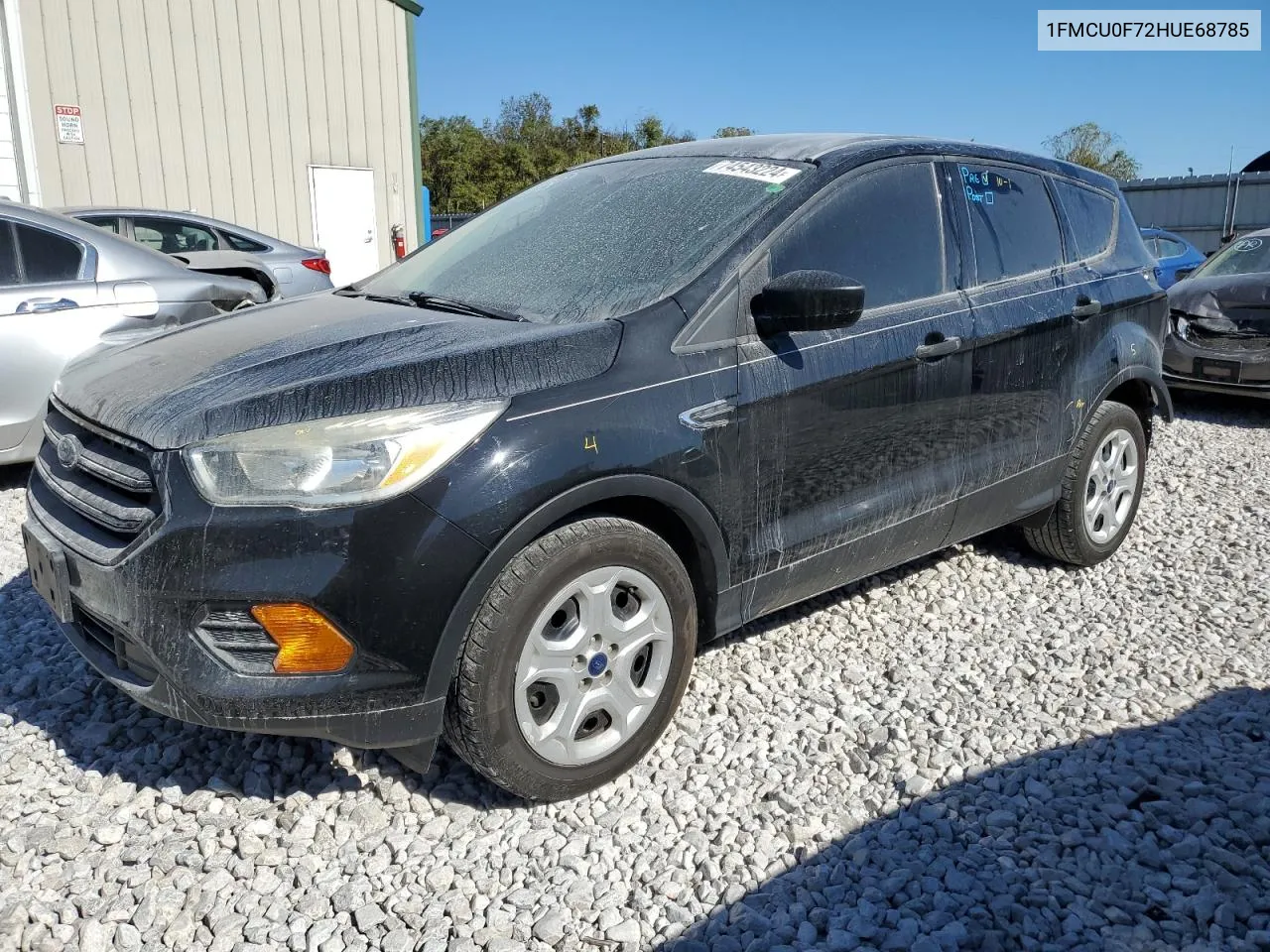 2017 Ford Escape S VIN: 1FMCU0F72HUE68785 Lot: 74543224