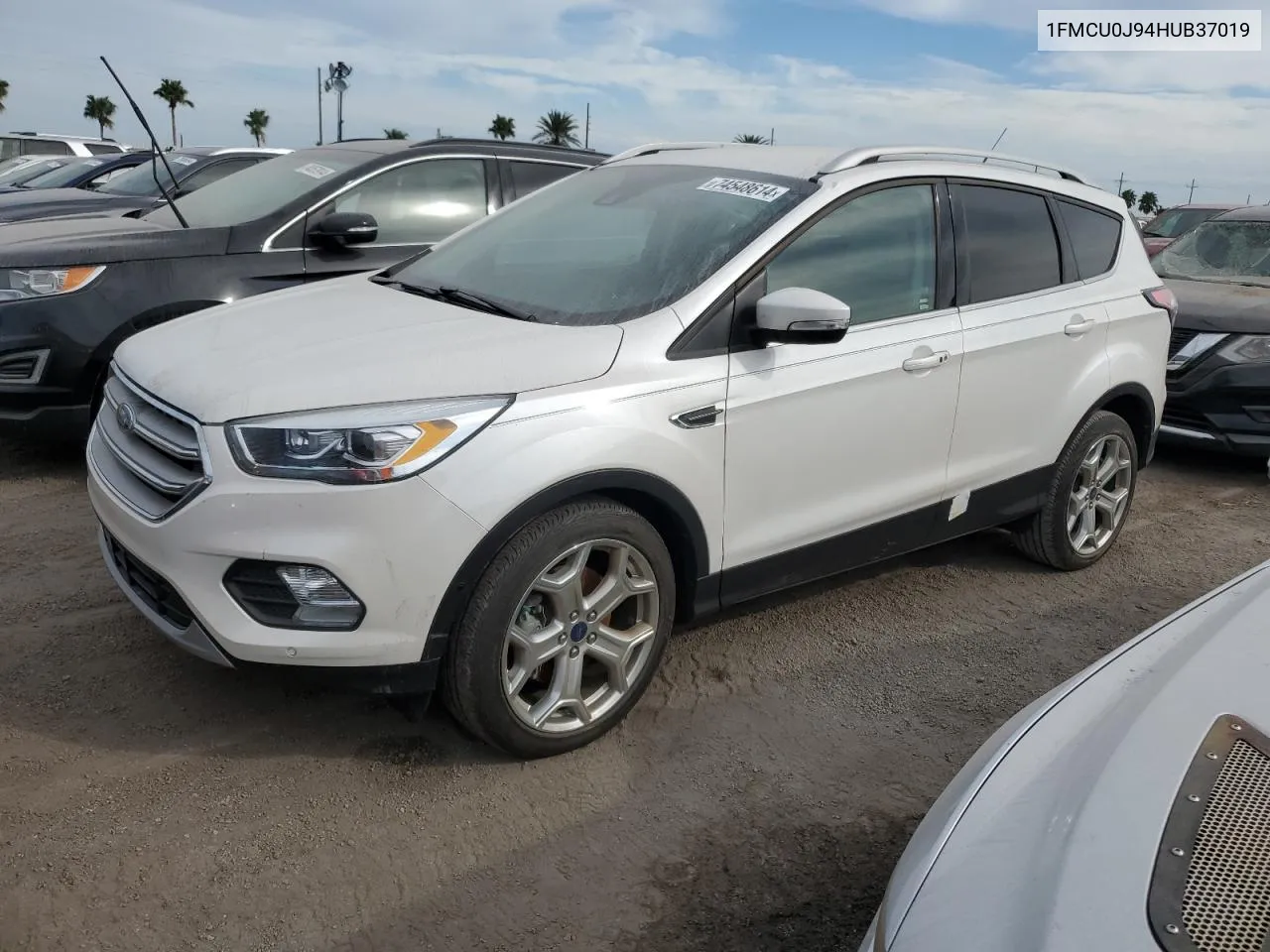 2017 Ford Escape Titanium VIN: 1FMCU0J94HUB37019 Lot: 74548614