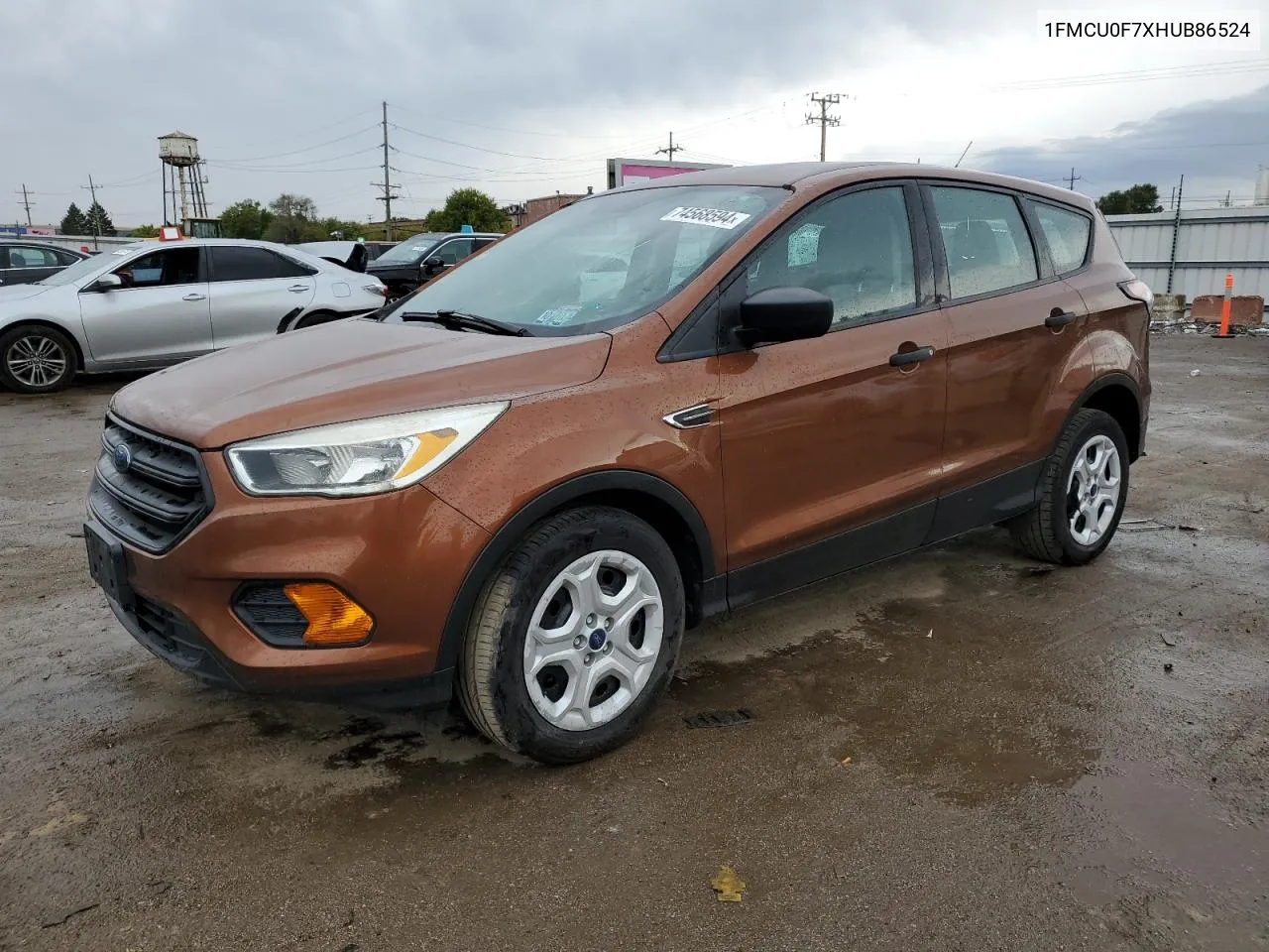 2017 Ford Escape S VIN: 1FMCU0F7XHUB86524 Lot: 74568594